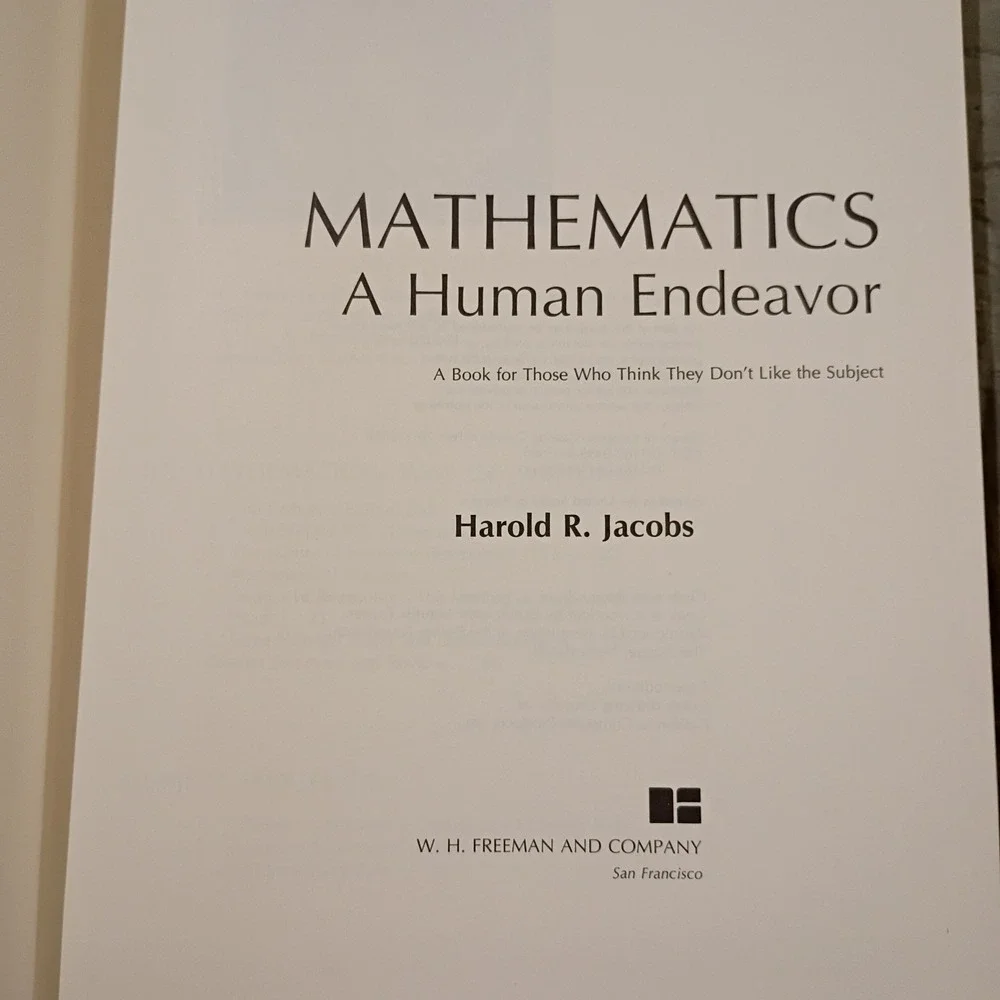 Mathematics: A Human Endeavor by Harold R Jacobs (hardcover, 1970) EUC VTG - Picture 5 of 9